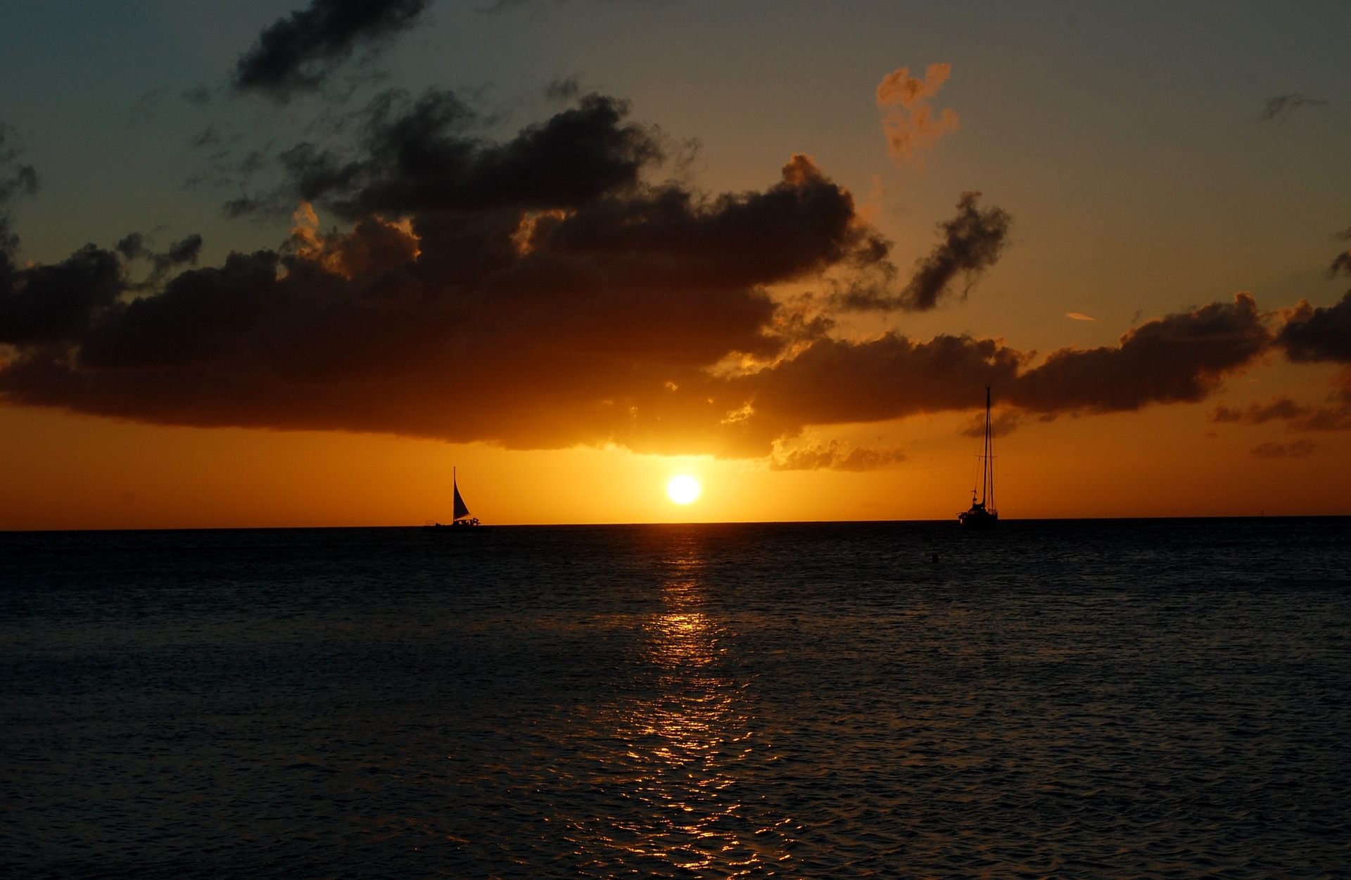 Zonsondergang Aruba