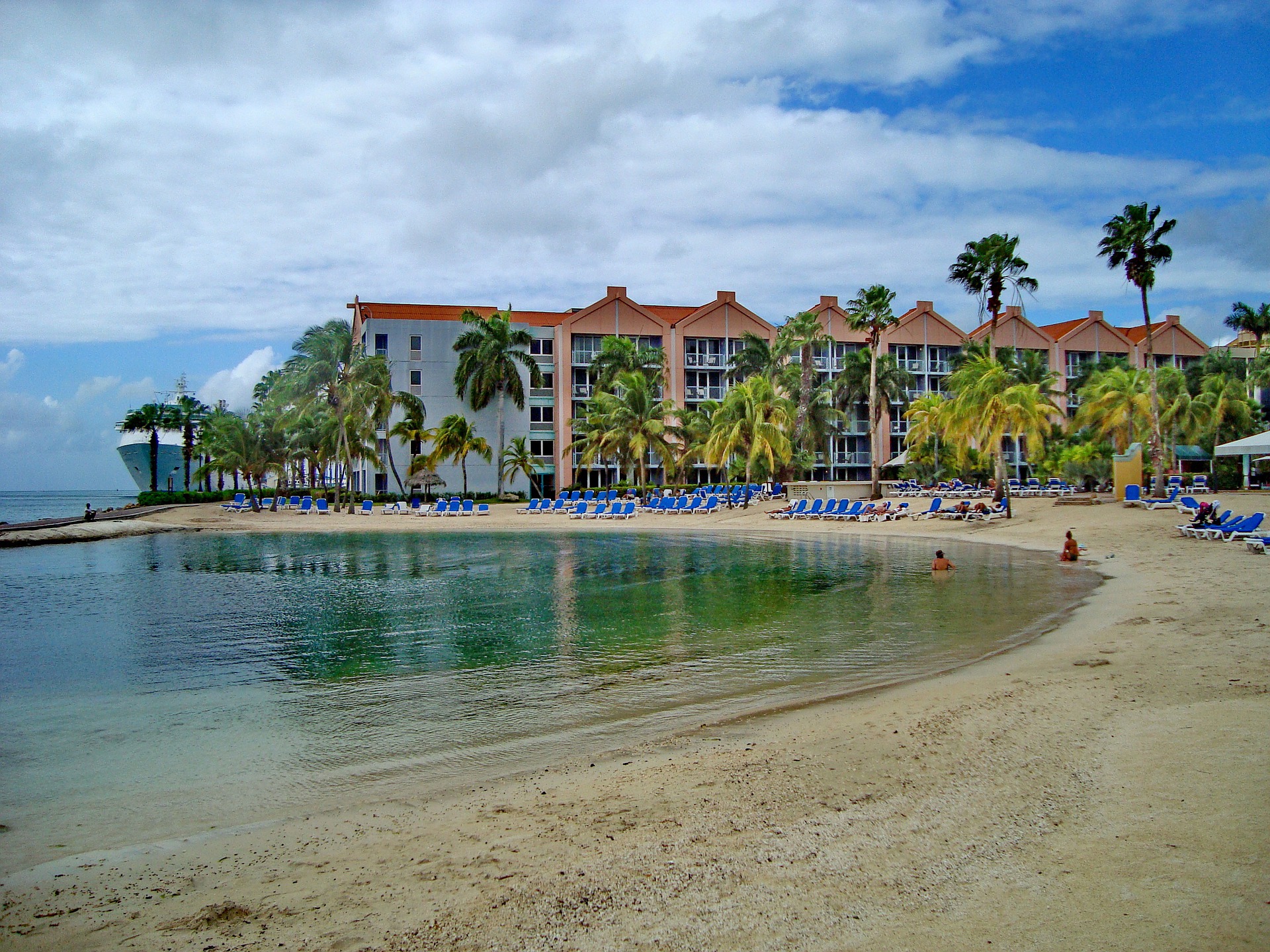 strandhotel op Aruba